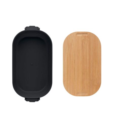 Lekker pp plastic 700ml lunch box one size black MidOcean