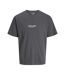 T-shirt gris homme jack & jones whvesterbro - l-1