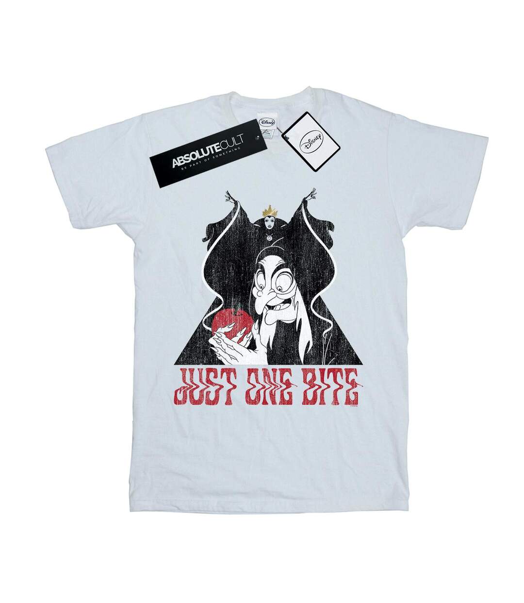 Disney - T-shirt SNOW WHITE JUST ONE BITE - Femme (Blanc) - UTBI17020-1