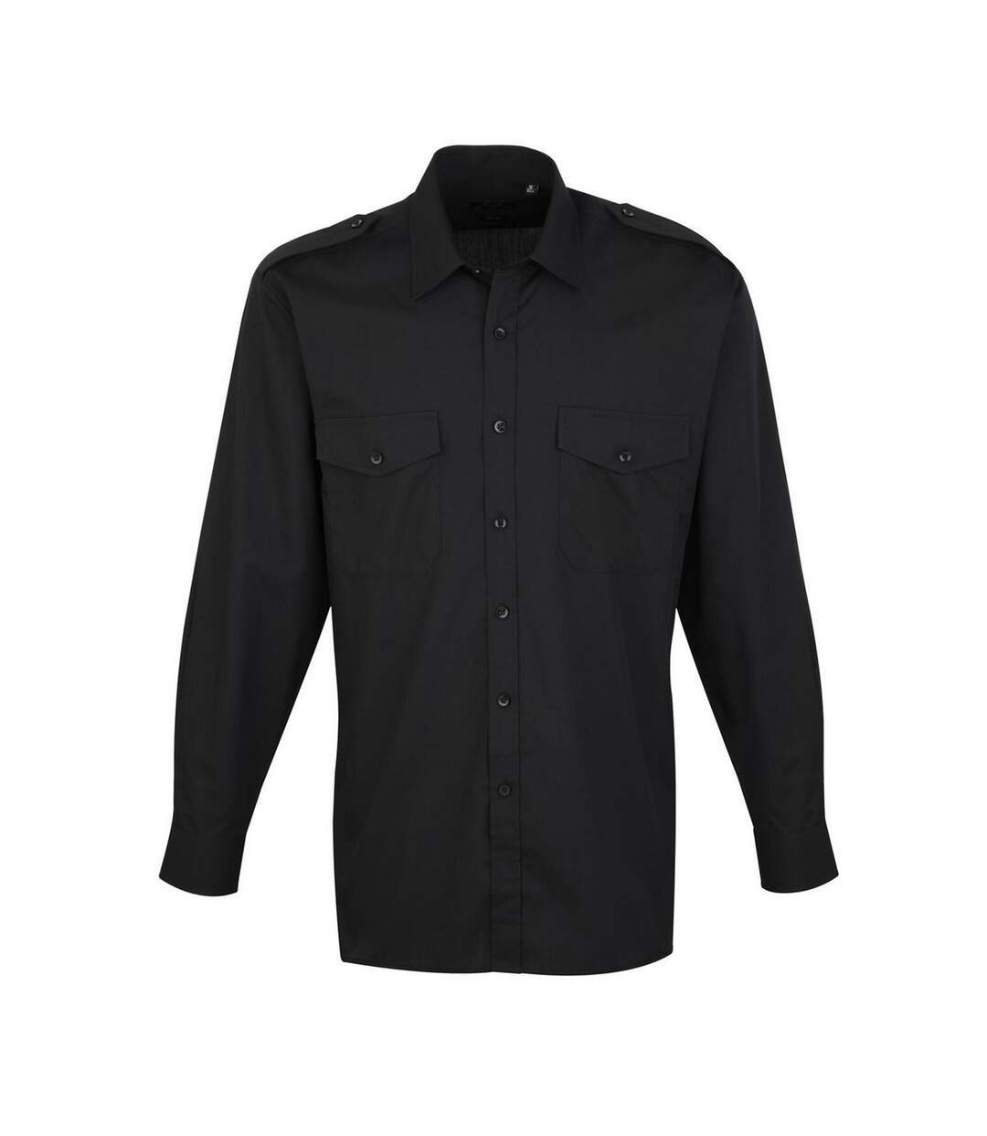 Chemise pilote homme noir Premier Premier