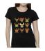 Disney T-shirt en coton Femmes/Ladies Lilo & Stitch Halloween Costumes (Noir) - UTBI26030-3