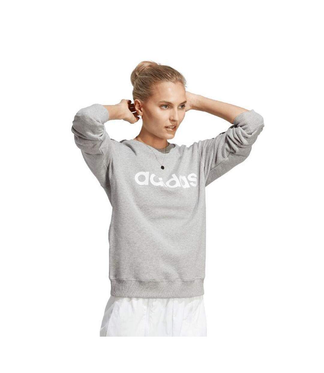 Sweat Essentials Femme Gris Adidas-1