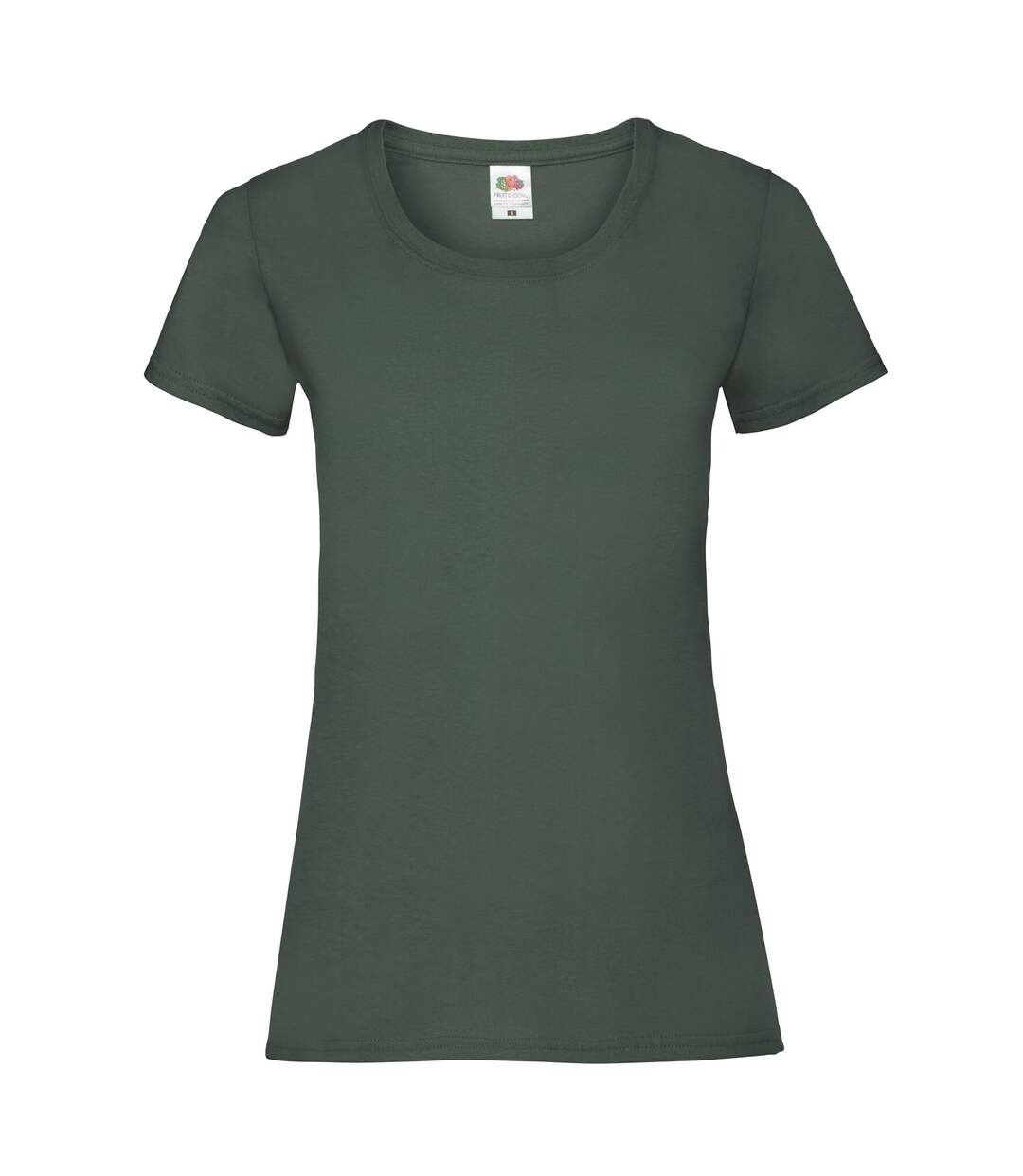 T-shirt femme vert bouteille Fruit of the Loom