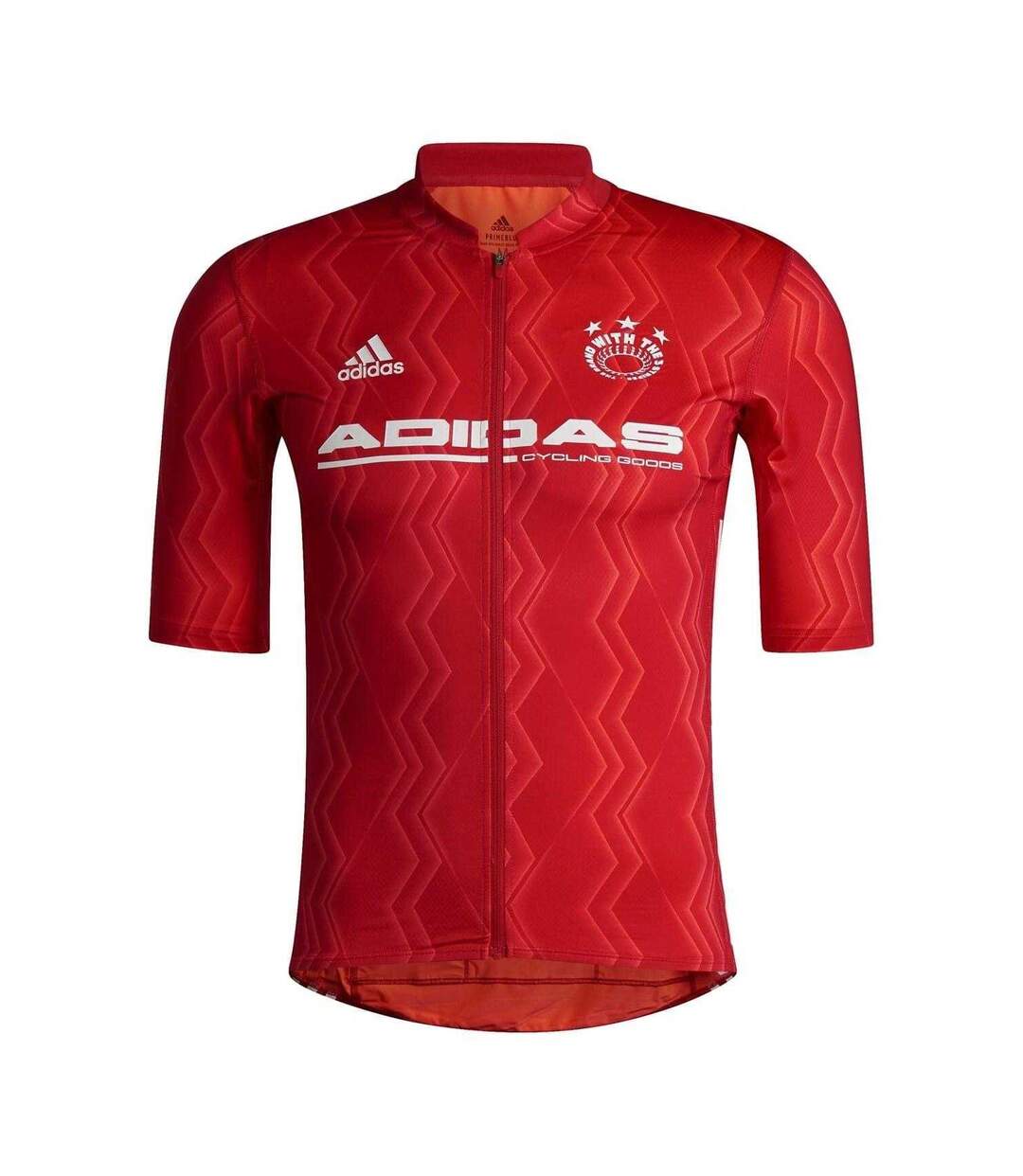 Maillot De Cyclisme Homme Orange Adidas-2