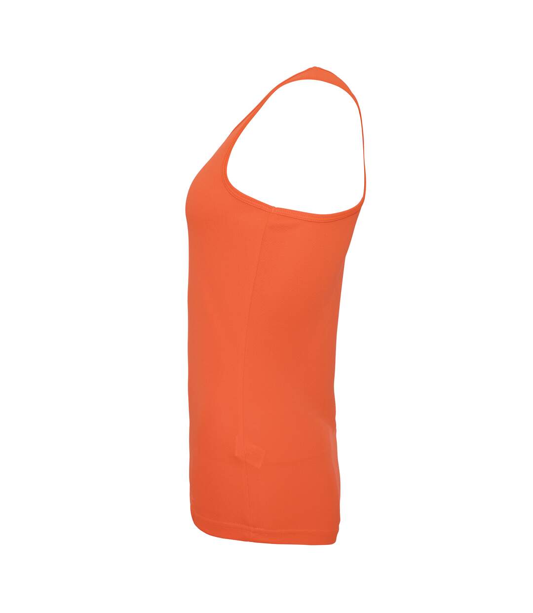 Débardeur sport femmes orange électrique AWDis-3