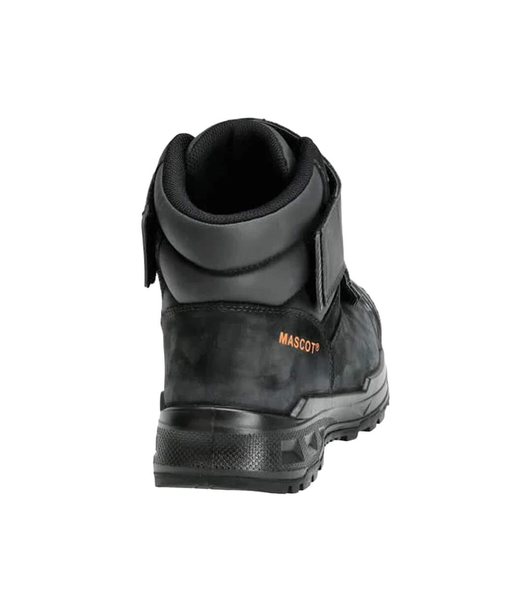 Mens Footwear Industry Nubuck Safety Boots Black Mascot-2