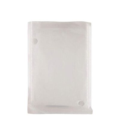 Poncho sprinkle pla adulte blanc transparent MidOcean