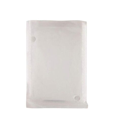 Poncho sprinkle pla adulte blanc transparent MidOcean