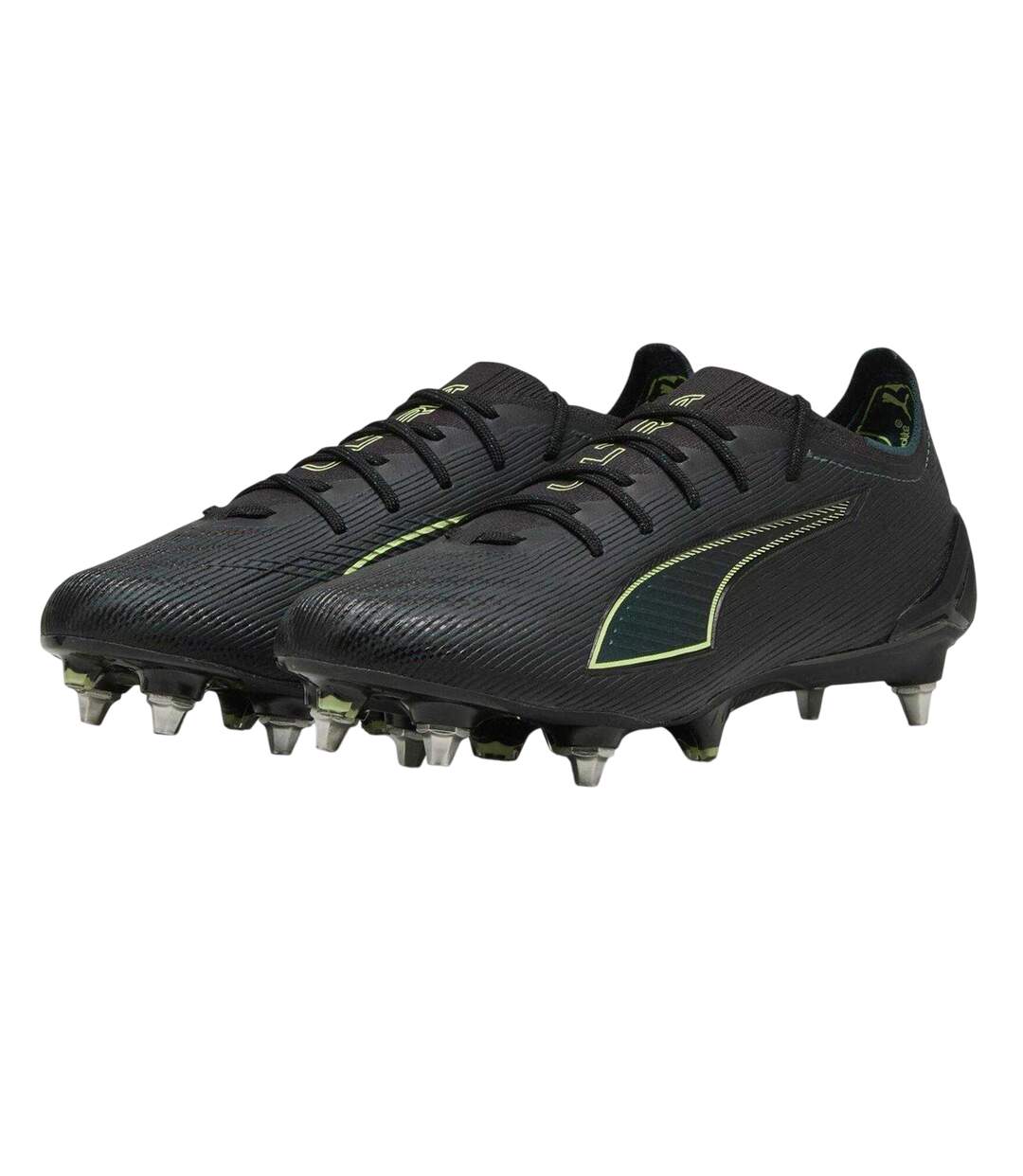 Mens Ultra 6 Match Soft Ground Football Boots  Black Puma-4