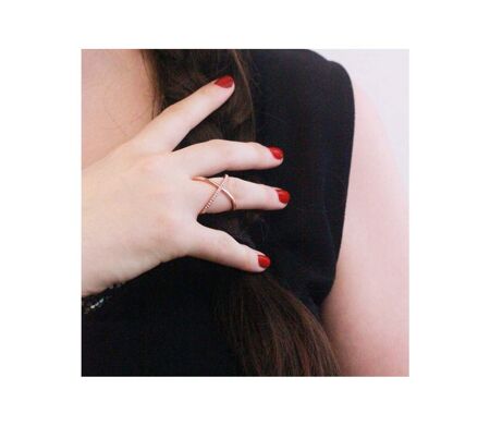 Bague X Duo, Cristal d'Autriche