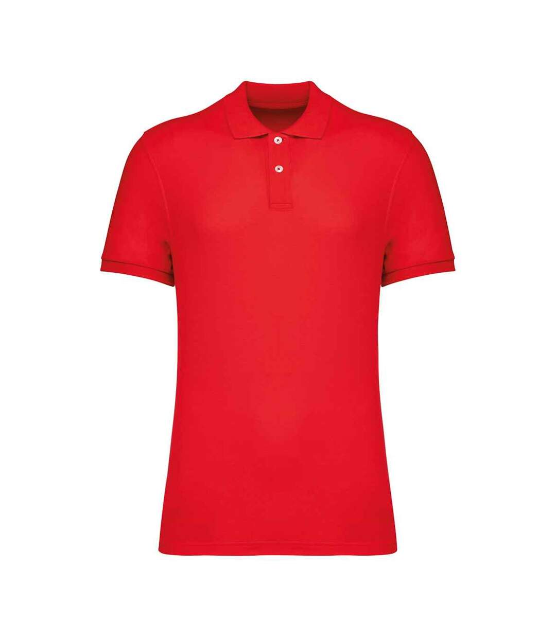 Mens Pique Polo Shirt Poppy Red Native Spirit-1