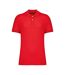 Mens Pique Polo Shirt Poppy Red Native Spirit-1
