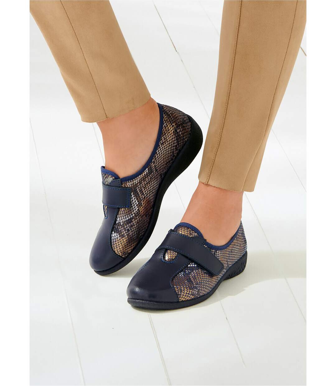 Derbies cuir grande largeur extensibles-3