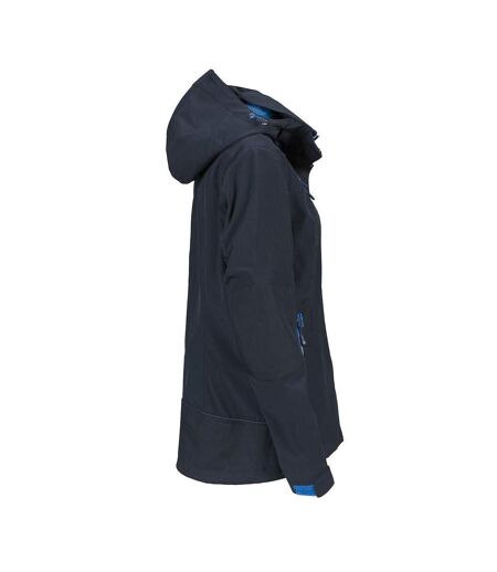 Womens/ladies Islandblock Jacket Navy James Harvest
