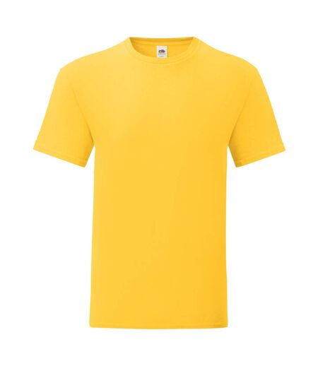 Fruit Of The Loom Mens Iconic T-Shirt (Pack Of 5) (Sunflower Yellow) - UTPC4369