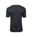 Mens Interlock Short Sleeve T-shirt Dark Grey Tee Jays-2