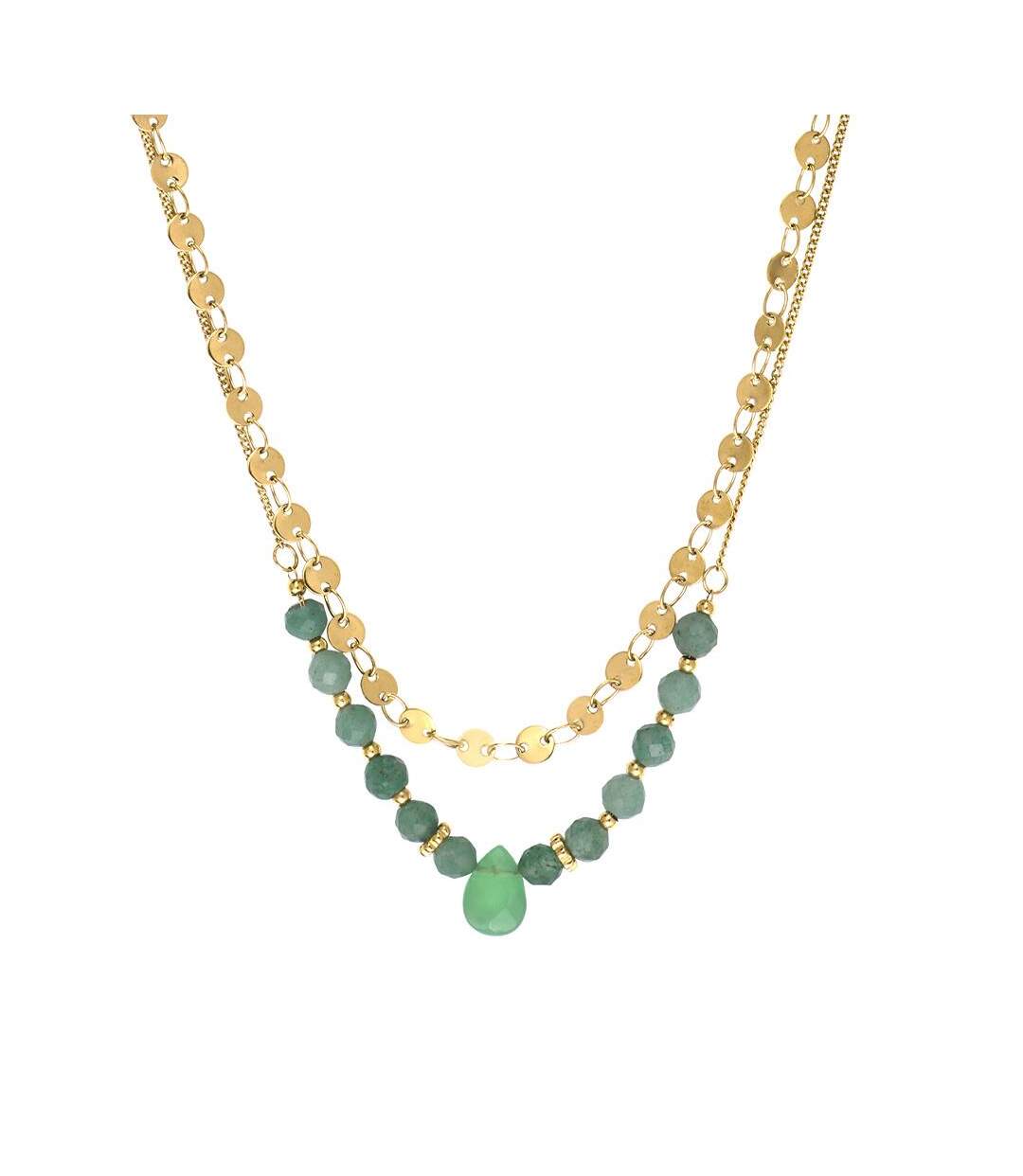 Collier doré femme clio blue co0005-2