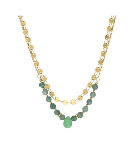 Collier doré femme clio blue co0005