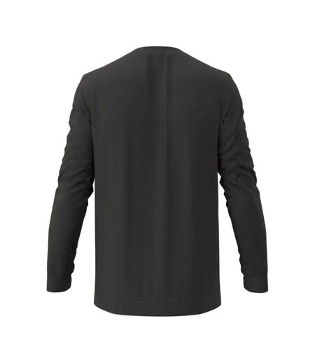 Mens Crew Neck Long-sleeved Sweatshirt Dark Grey Gelert