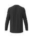 Mens Crew Neck Long-sleeved Sweatshirt Dark Grey Gelert-2
