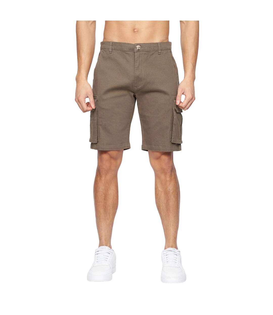 Short à poches frentons homme marron Crosshatch-1