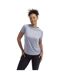 Haut De Sport Chiné Manches Courtes Selinne Femme Bleu Ciel Chiné Trespass-4