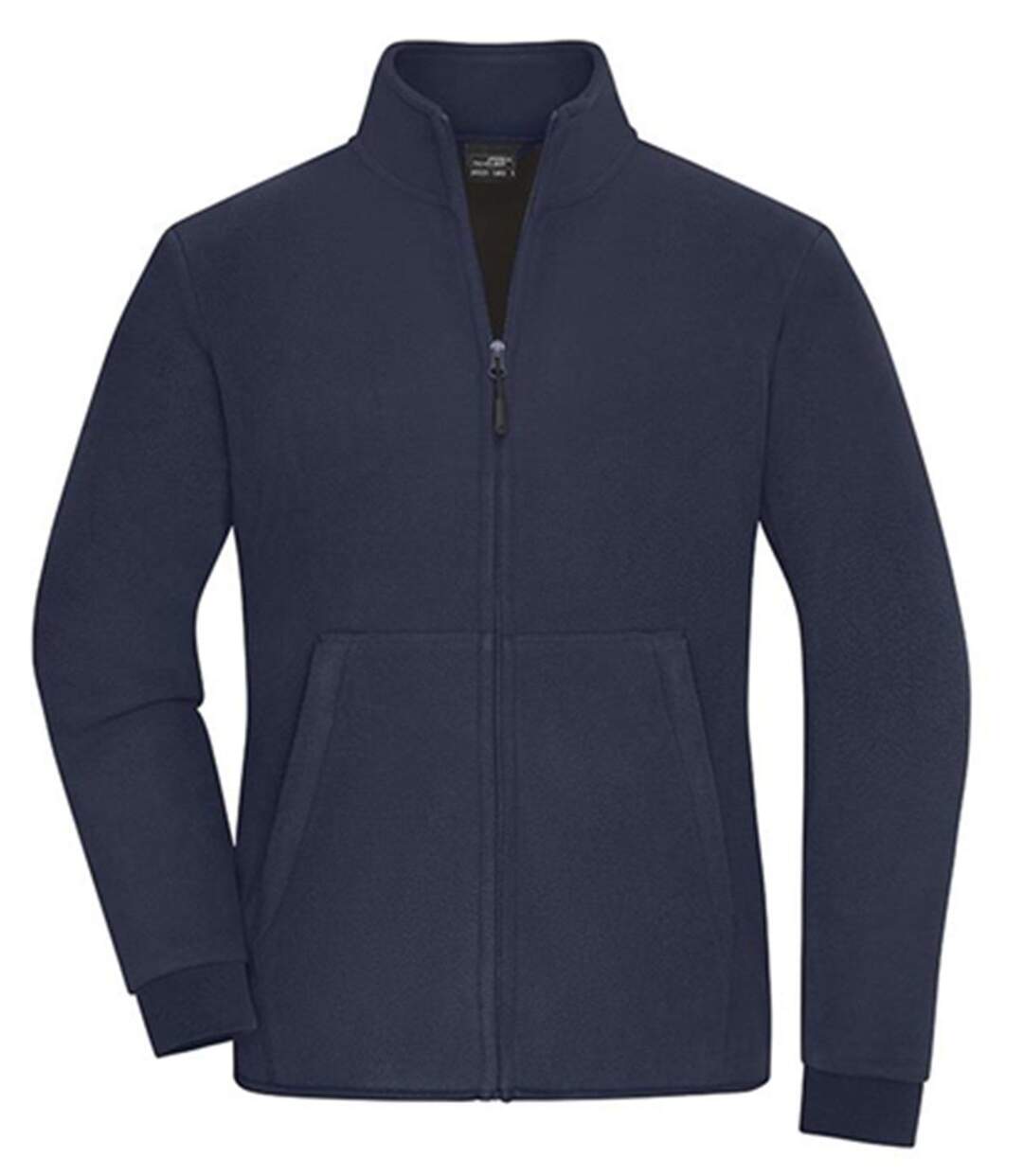 Veste polaire zippée - Femme - JN1321 - bleu marine et gris foncé-2