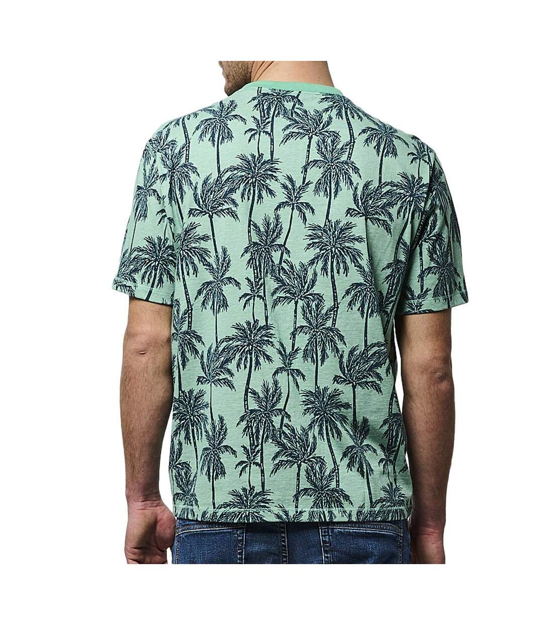 T-shirt vert/marine homme kaporal togo25em11-2