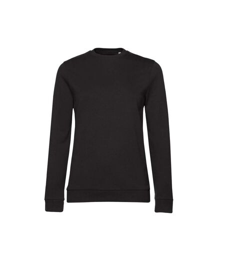 B&C Womens/Ladies Set-in Sweatshirt (Black) - UTBC4720