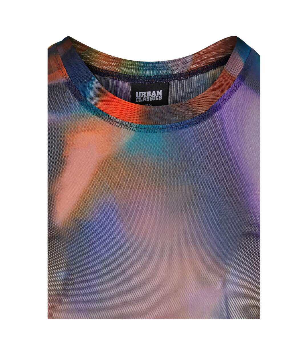 Womens/ladies All-over Print Mesh T-shirt Multicoloured Urban Classics-4
