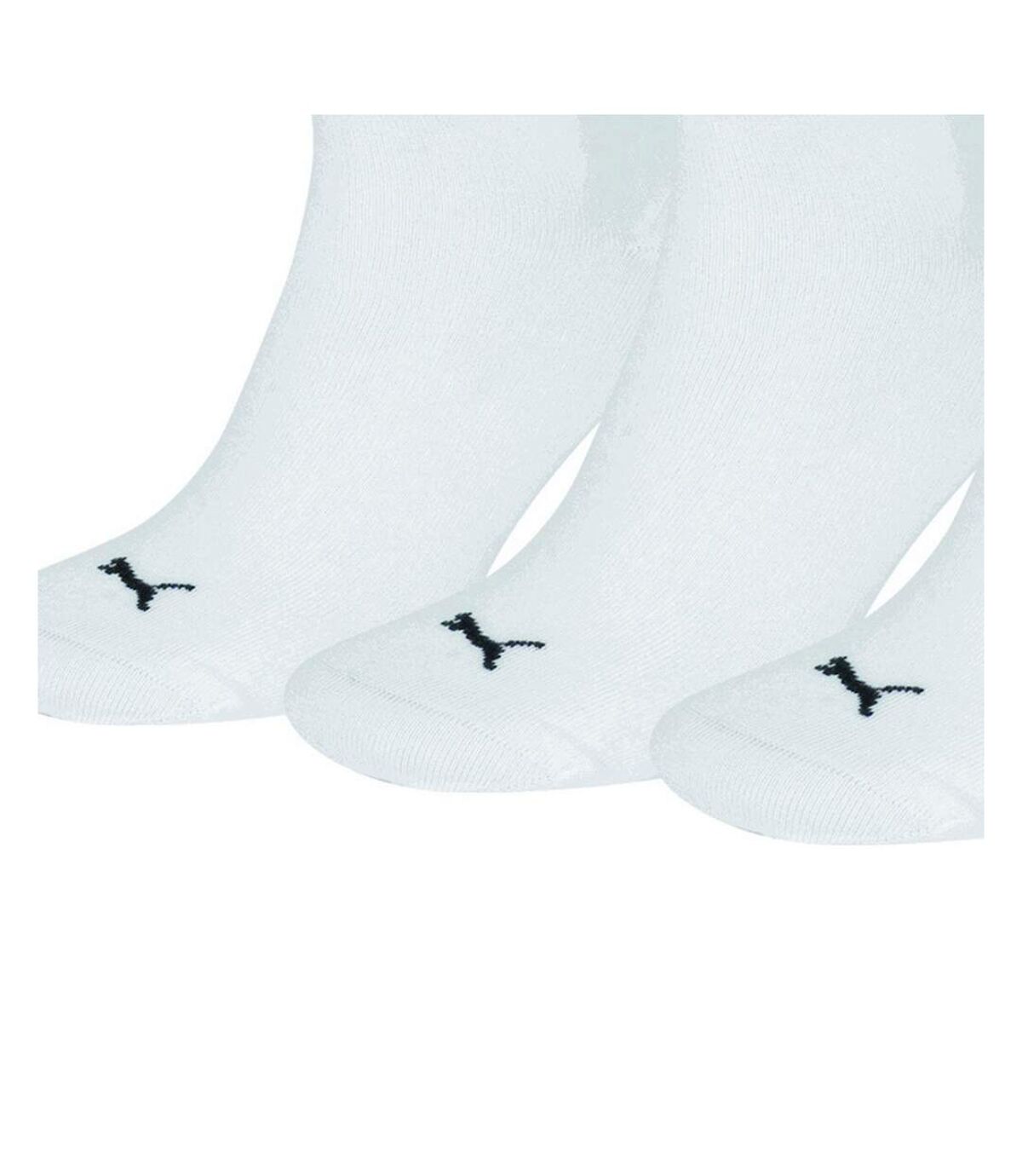 Puma Trainer Socks 3 Pair Pack / Mens Socks (White) - UTFS2211