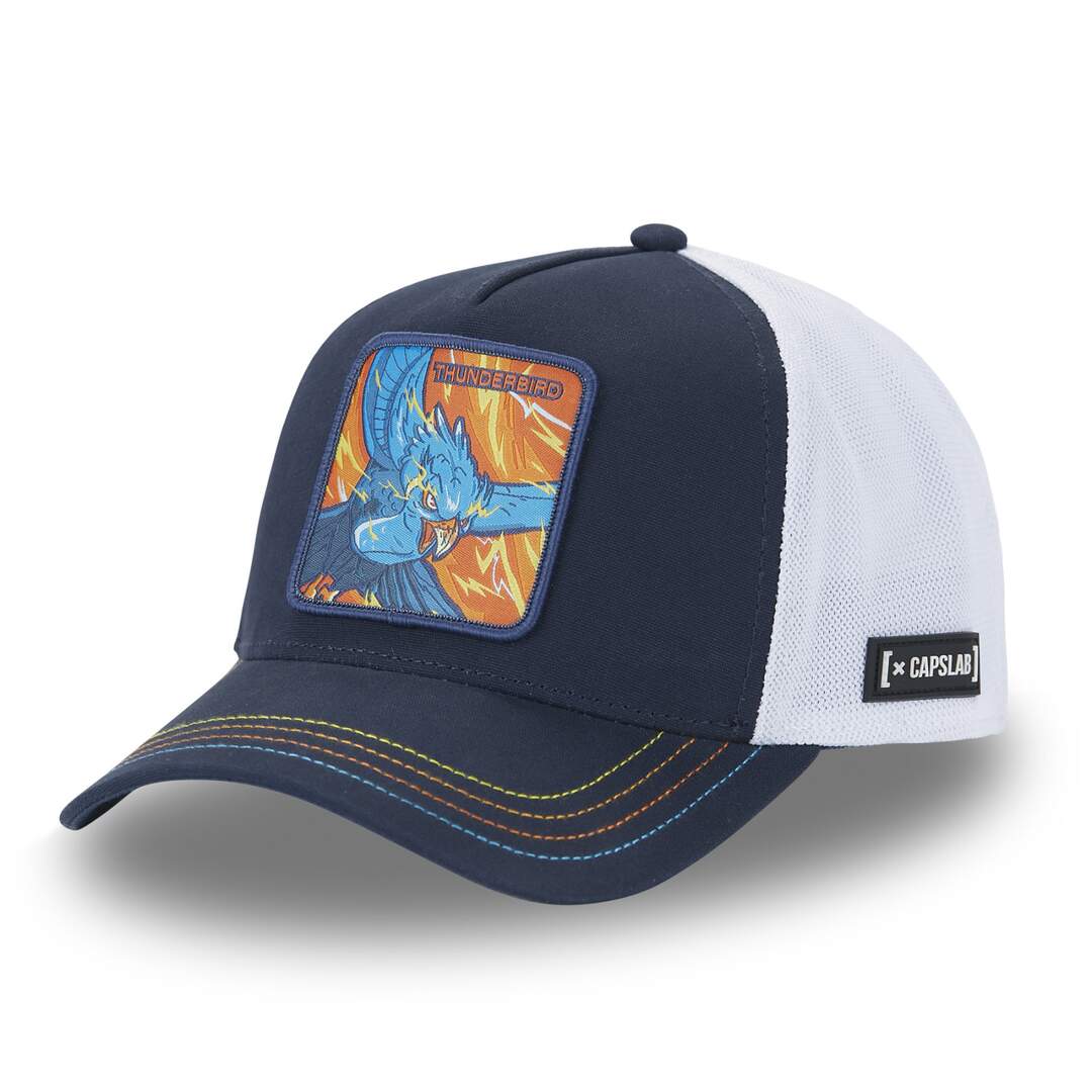 Casquette homme trucker en canvas de coton finitions premium Capslab-1