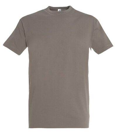 T-shirt manches courtes - Mixte - 11500 - gris clair