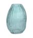 Vase Design en Verre Soufflé Sidney 25cm Bleu-1