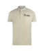 Unisex Adult Vibrant Floral Logo Polo Shirt Beige Cavalli Class-1