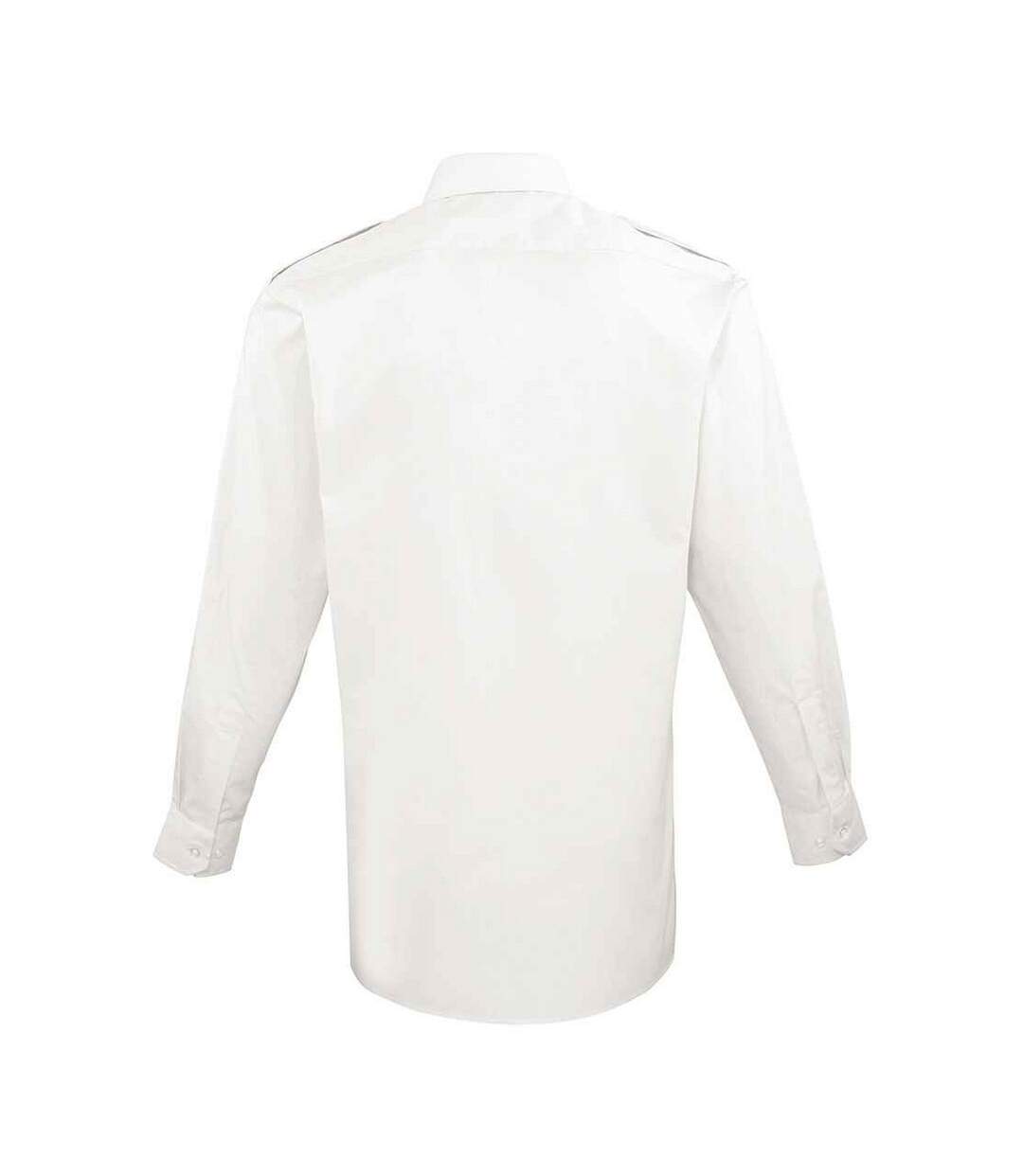Chemise Pilote Homme Blanc Premier-2