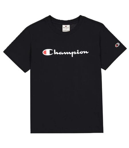 T-shirt Manches Courtes Femme Noir Champion