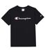 T-shirt Manches Courtes Femme Noir Champion-2