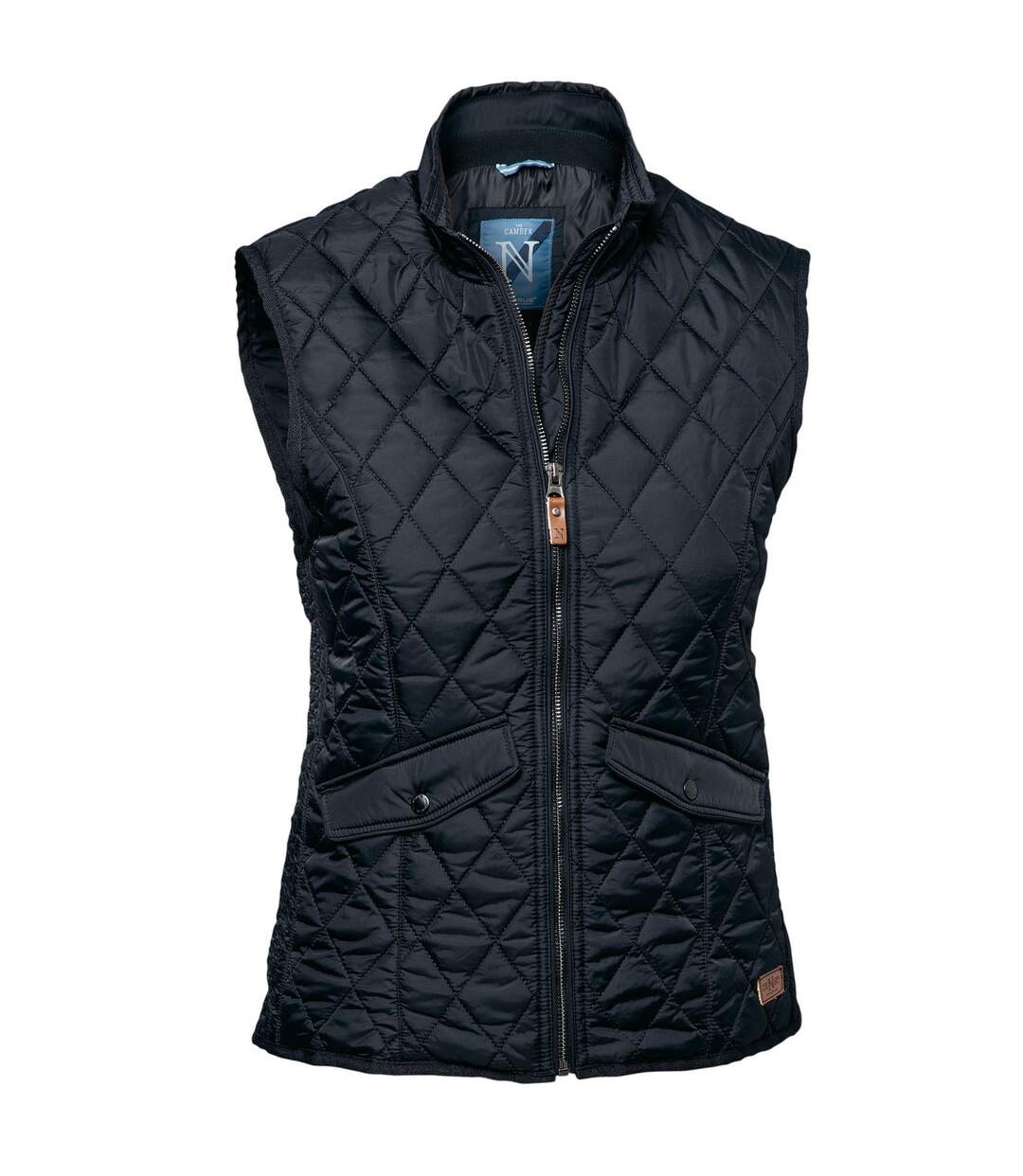 Veste doudoune sans manches - femme - NB46F - bleu marine-2