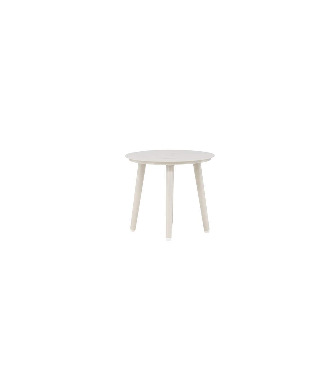 Table d'Appoint de Jardin Ronde Lina 40cm Beige-2