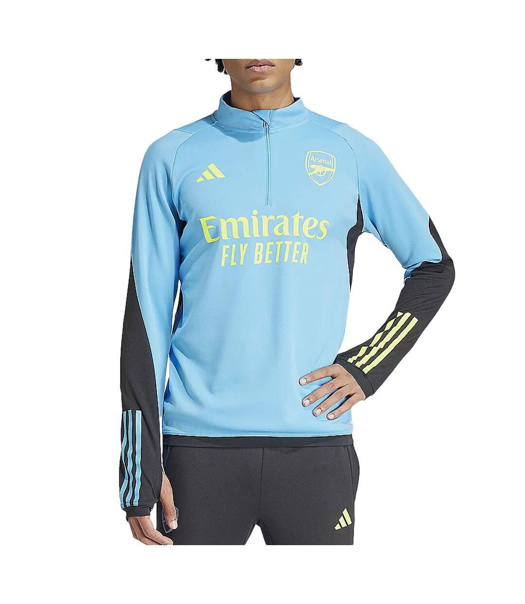 Arsenal sweat 1/2 zip bleu homme adidas tiro 24 - xxl-1
