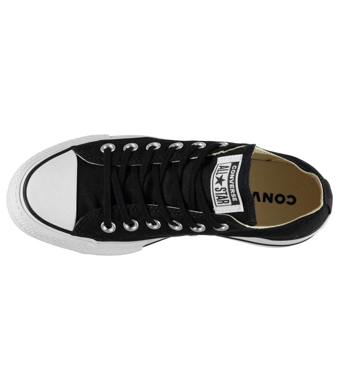 Chaussures À Plateforme Chuck Taylor Femme Noir Blanc Converse-3