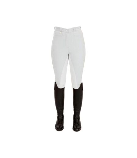 HyPERFORMANCE - Pantalon d'équitation PRO - Femme (Blanc) - UTBZ1802