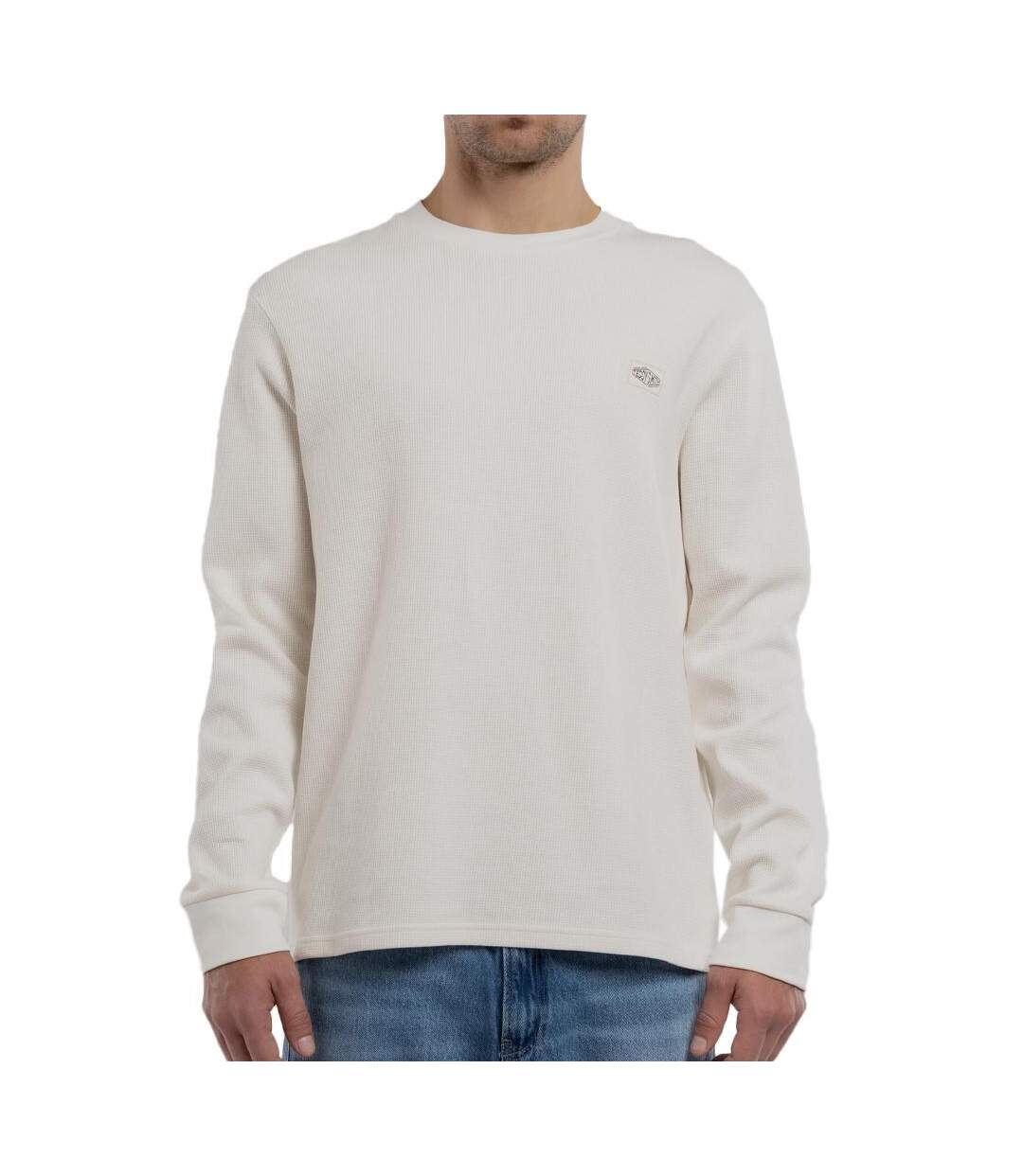 Pull blanc homme teddy smith waffle-1