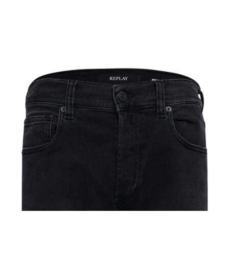 Womens/ladies Maijke Straight Jeans Black Replay