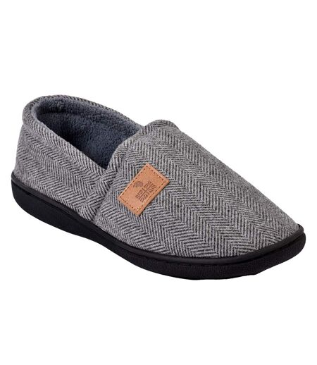 CHARENTAISE HOMME SUEDINE MBS03871 GRIS