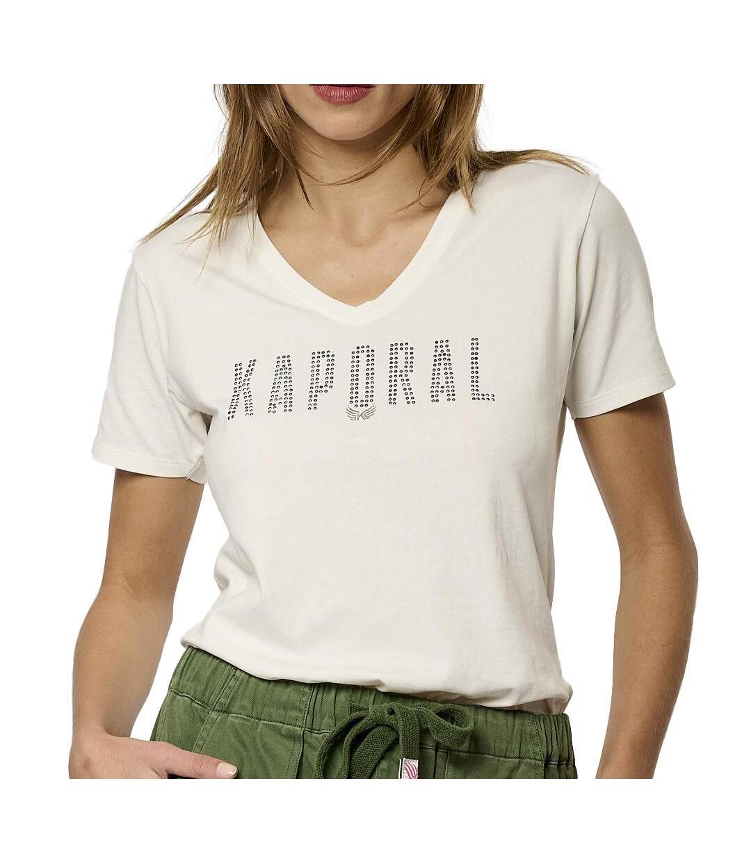 T-shirt Blanc Femme Kaporal EMELE - L-1