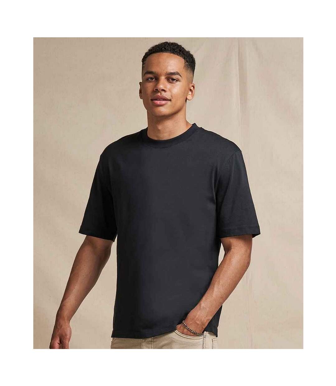 T-shirt adulte noir Awdis-3
