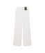 Jean blanc femme lacoste runway wide-2