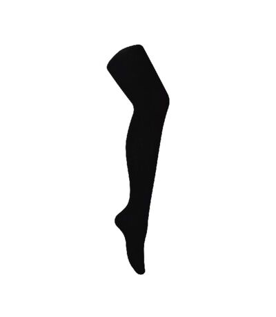 Collants en bambou opaques noirs super doux pour femmes